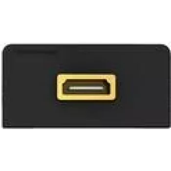 HDMI lizdas sieninis Kindermann 7457 000 582 antracitinis plastikas