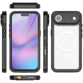 4smarts Dėklas iPhone 17 Air 16,8 cm Juodas Skaidrus