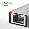 USB-A/-C į 2,5G Ethernet adapteris, pilkas