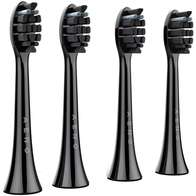 AENO Sonic Electric Toothbrush DB6 Juoda: 5 režimai, belaidis įkrovimas, 46000 sūkių/min, 40 dienų be įkrovimo, IPX7