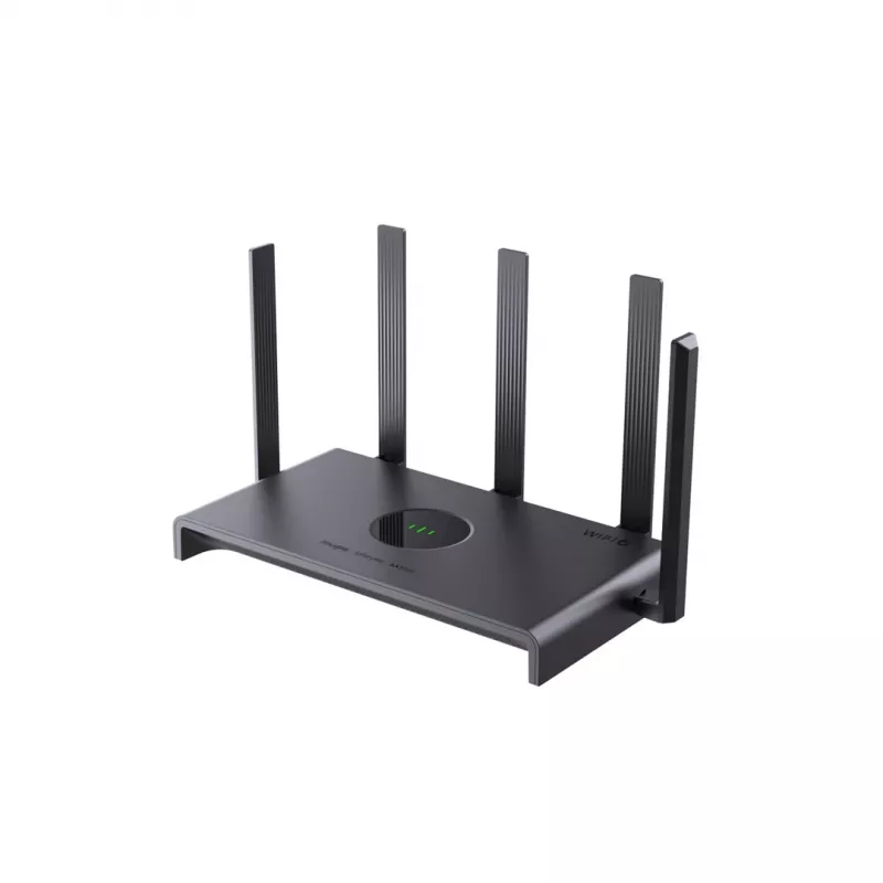 Ruijie Networks RG-EW3000GX PRO belaidis maršrutizatorius Gigabit Ethernet dviejų juostų (2,4 GHz / 5 GHz) Juodas
