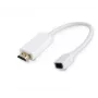 Microconnect HDMMDP vaizdo kabelio adapteris 0,1 m HDMI A tipo (standartinis) Mini DisplayPort baltas