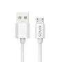 Savio USB 2.0 USB A - Micro USB baltas CL-167 3 m laidas