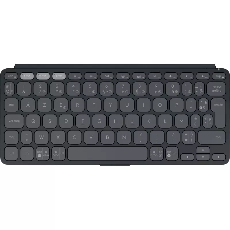 Logitech Keys-To-Go 2 klaviatūra universal Bluetooth AZERTY prancūzų Graphite