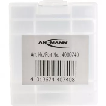ANSMANN 4000740 baterijų dėžutė BATTERY BOX 4, skirta iki 4 elementų AA arba AAA