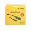 Vaizdo kabelio adapteris DeLOCK 85291 USB Type-C HDMI 2 m Juoda