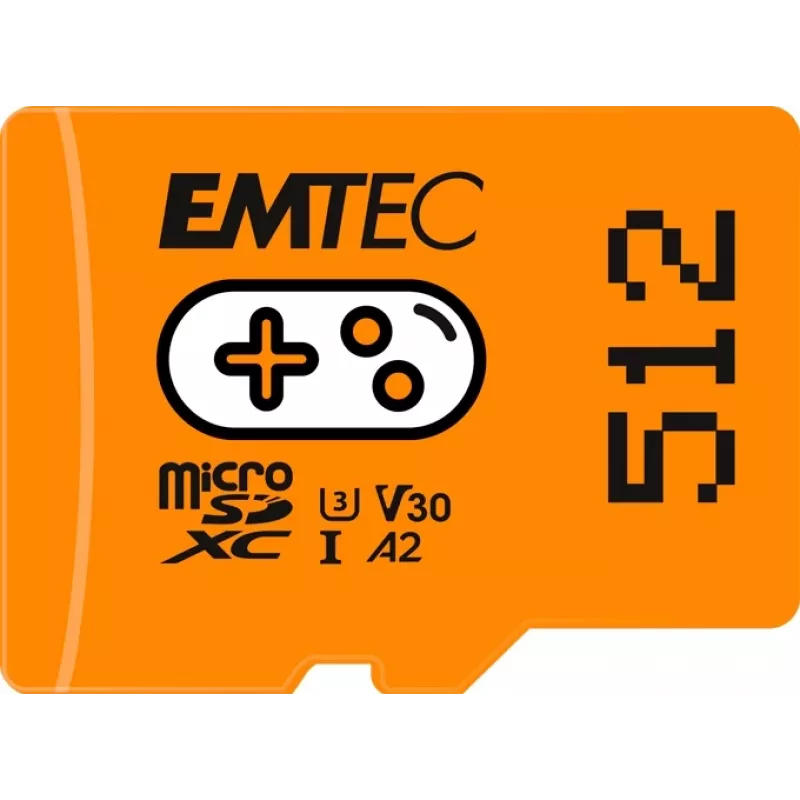 MicroSDXC kortelė Emtec Gaming 512 GB
