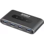 SpeaKa Professional 2 prievadų USB 3.2 Gen 1 jungiklis (USB 3.0) pilkas SP-13712096