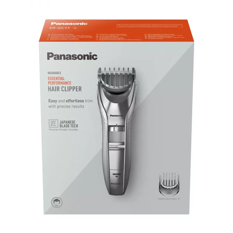 Plaukų kirpimo mašinėlė Panasonic ER-GC71 sidabrinė