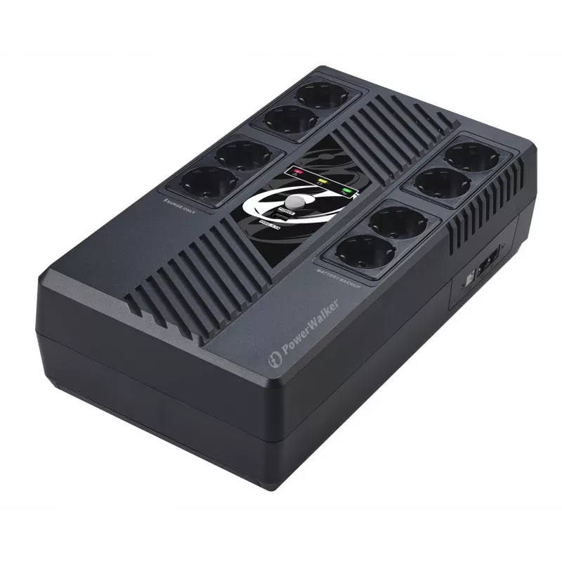 PowerWalker VI 800 MS FR nepertraukiamo maitinimo šaltinis (UPS) linijinis-interaktyvus 0,8 kVA 480 W 8 AC lizdai
