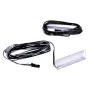 LED šviestuvas lentynai cama meble 4LED BI – stačiakampis, paviršinis, šalta balta, juodas