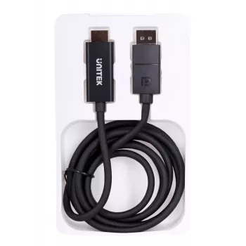 UNITEK V1608A DisplayPort 1.2 – HDMI kabelis, 4K@60Hz, 1,8 m