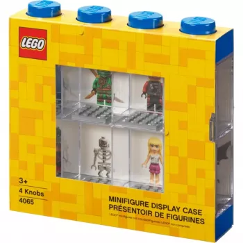Vitrina LEGO minifigūroms Room Copenhagen mėlyna (mėlyna/permatoma)