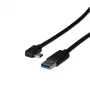 EFB-Elektronik USB 3.2 Gen1 5Gbit 3A laidas, Type-A kištukas – Type-C kištukas 90°, 3 m