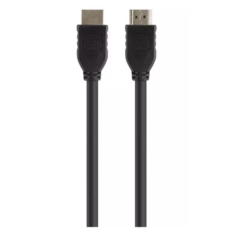Belkin Standard HDMI laidas – HDMI (M) į HDMI (M) – 3 m – Dviguba izoliacija – Juoda – 4K palaikymas