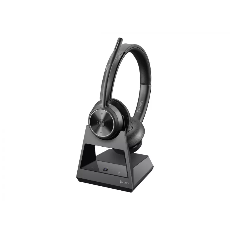 Poly Savi 7320 Stereo belaidė ausinių sistema su DECT 1880-1900 MHz, sertifikuota Microsoft Teams