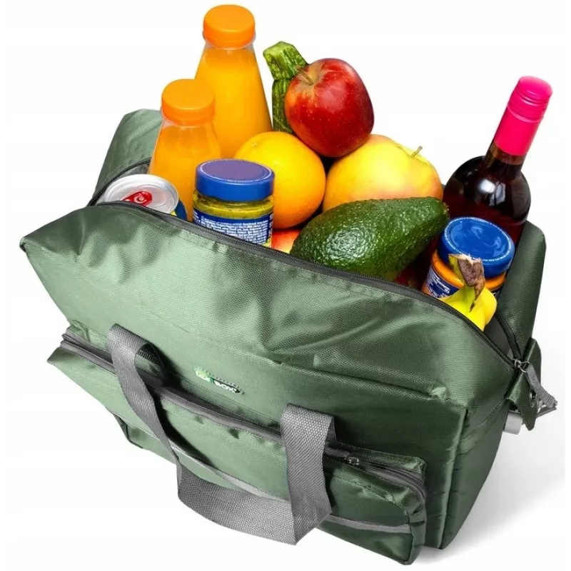Termo maišas PROMIS TL30, 30 L, poliesteris, užtrauktuku, rankenos