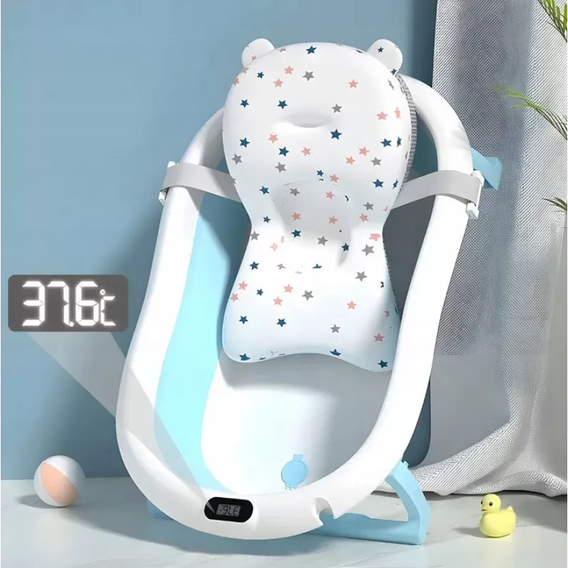 Vaikų vonelė Extralink EX.20994 Mėlyna su integruotu LED termometru