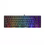 White Shark GK-2201 Ronin juoda US – kompaktiška membraninė klaviatūra su LED apšvietimu