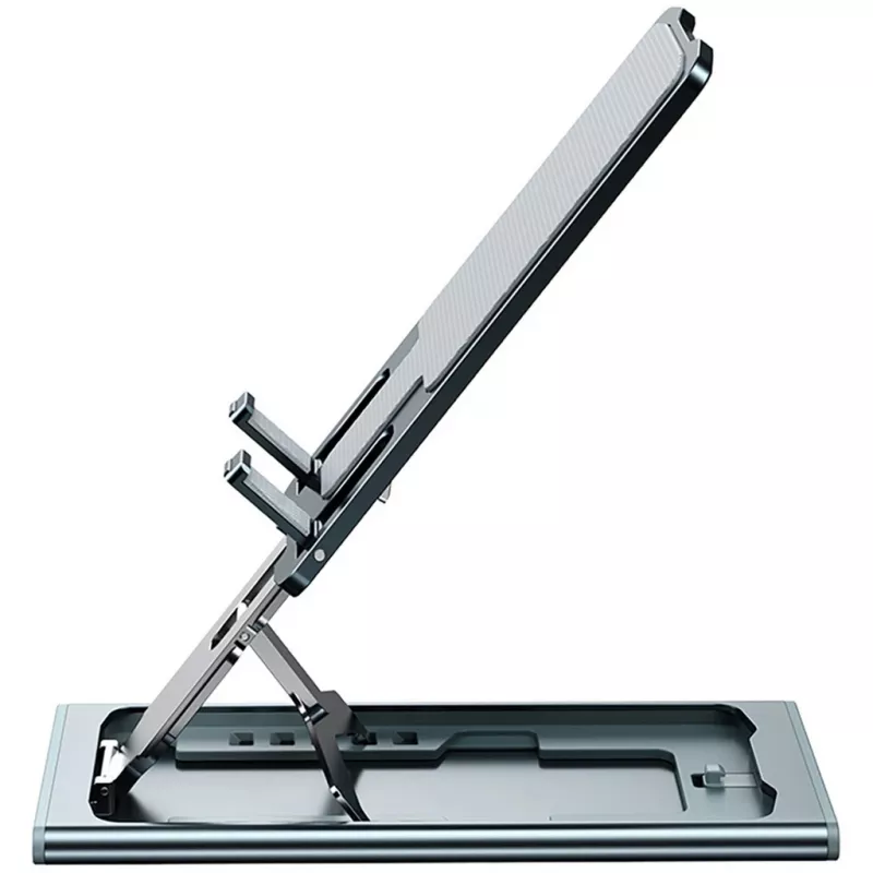Pasyvus laikiklis Inter-Tech MTS-105 mobiliesiems telefonams, išmaniesiems telefonams, planšetiniams kompiuteriams ir UMPC, pilka spalva