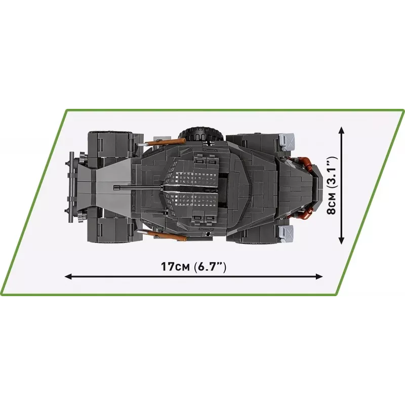 Cobi Blocks Sd.Kfz 222 modelio rinkinys COBI-2657 — 502 kaladėlės