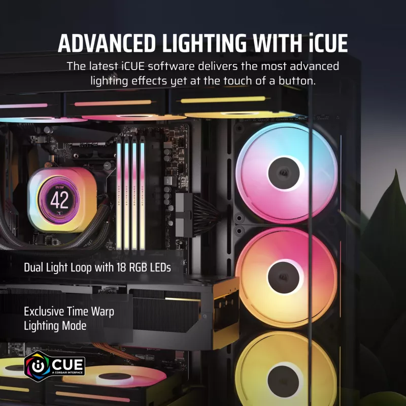 Ventiliatorius Corsair iCUE LINK LX140-R RGB