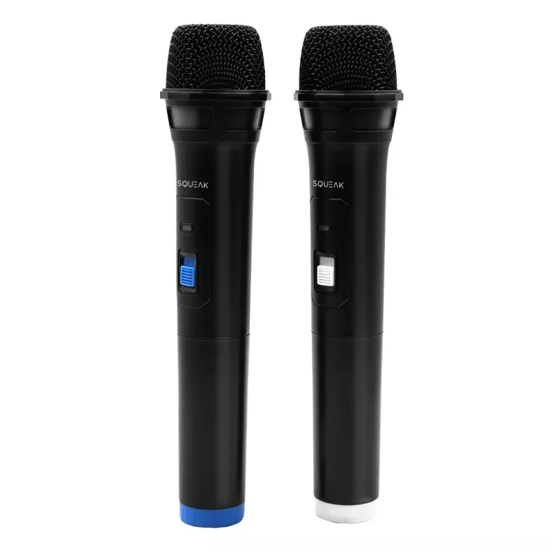 Belaidžių karaoke mikrofonų rinkinys SQUEAK VocalDuo 2.4G SQ1007