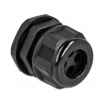 Kabelio įvadas DeLOCK 60381 Juodas Plastikas 2 vnt.