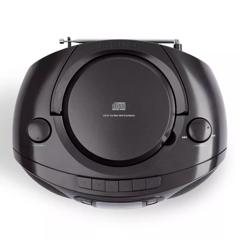 Nešiojama stereo sistema Aiwa BBTC-550BK Digital 6 W FM PLL Juoda