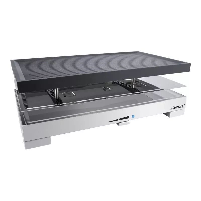 Steba RC 68 - Raclette grotelės - 1.2 kW - Juoda/Nerūdijantis plienas