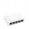 Tinklo jungiklis Cudy GS105U — nevaldomas 5 prievadų Gigabit Ethernet (10/100/1000), baltas, 5 V