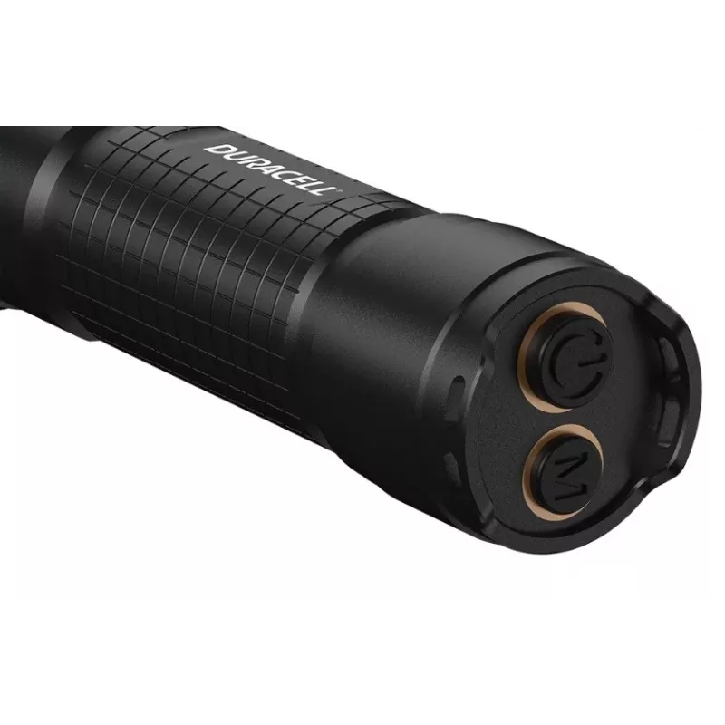 Duracell DF2500R juodas, nešiojamas įkraunamas žibintuvėlis