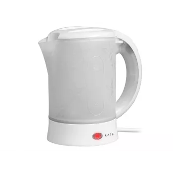 Elektrinis virdulys LAFE LAFCZA45865, nerūdijantis plienas, 0,6 L, 600 W, šviesiai pilkas, su užrakinamu dangteliu