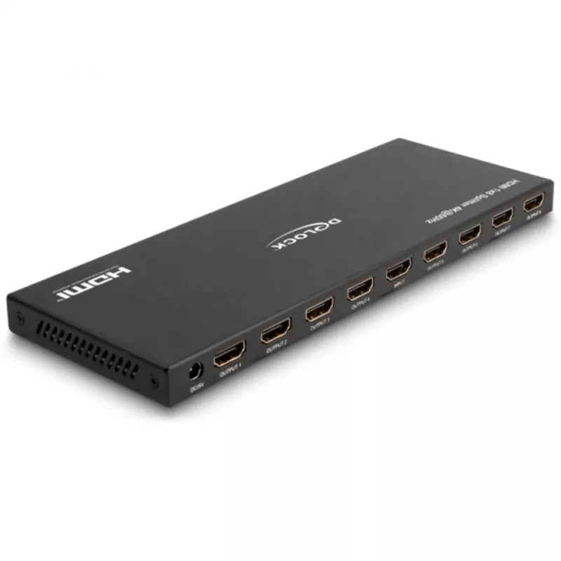 DeLOCK HDMI skirstytuvas 1x HDMI į 8x HDMI 4K 60 Hz