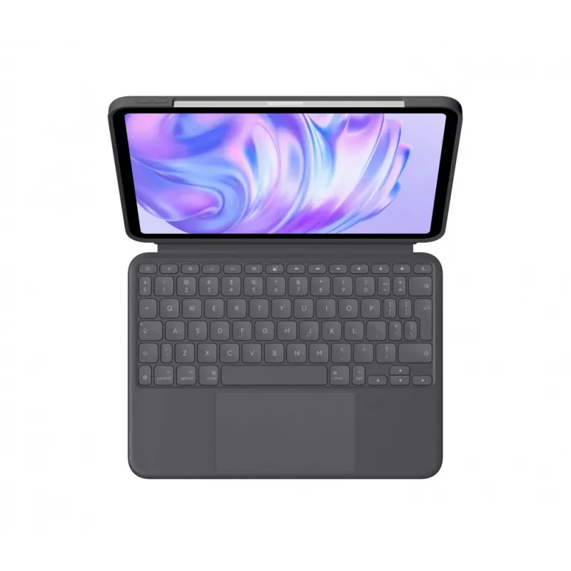 Logitech Combo Touch klaviatūra QWERTY US International Trackpad Graphite