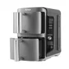 Ninja SL400EU dvisluoksnis oro gruzdintuvas Double 9.5 L 2470 W Juoda, Pilka