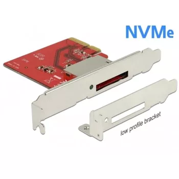 DeLOCK PCI Express > 1x išorinis CFexpress lizdas - Kortelių skaitytuvas (CF) - PCI Express x4 3.0 (91748)