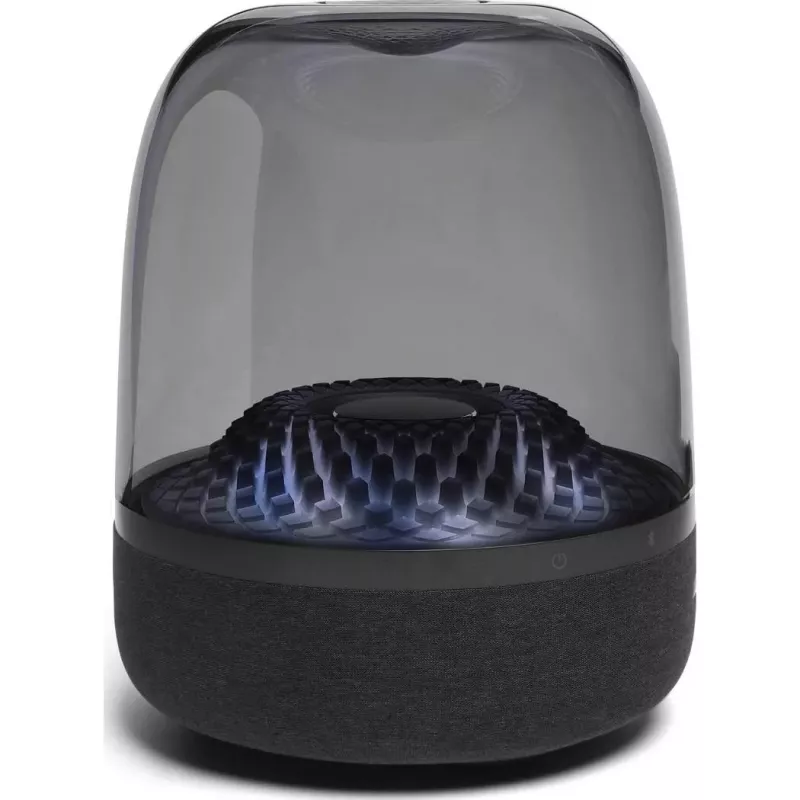 Belaidis garsiakalbis Harman/Kardon Aura Studio 4 — 100 W, 3 tvarkyklės, 45–20000 Hz, juoda/permatoma