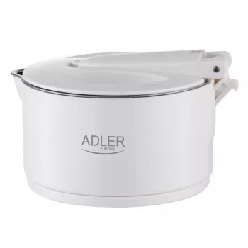 Adler Silicon Travel Kettle AD 1377 | Kelioninis virdulys | 600 W | 0,6 L | Silikonas | Baltas