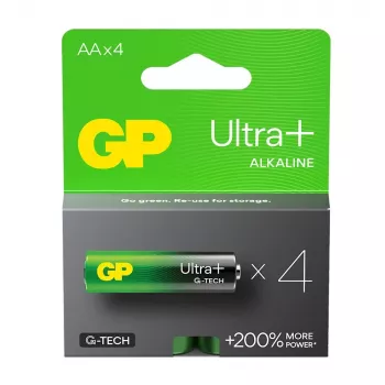 GP ULTRA+ šarminės baterijos LR6/AA 4 vnt