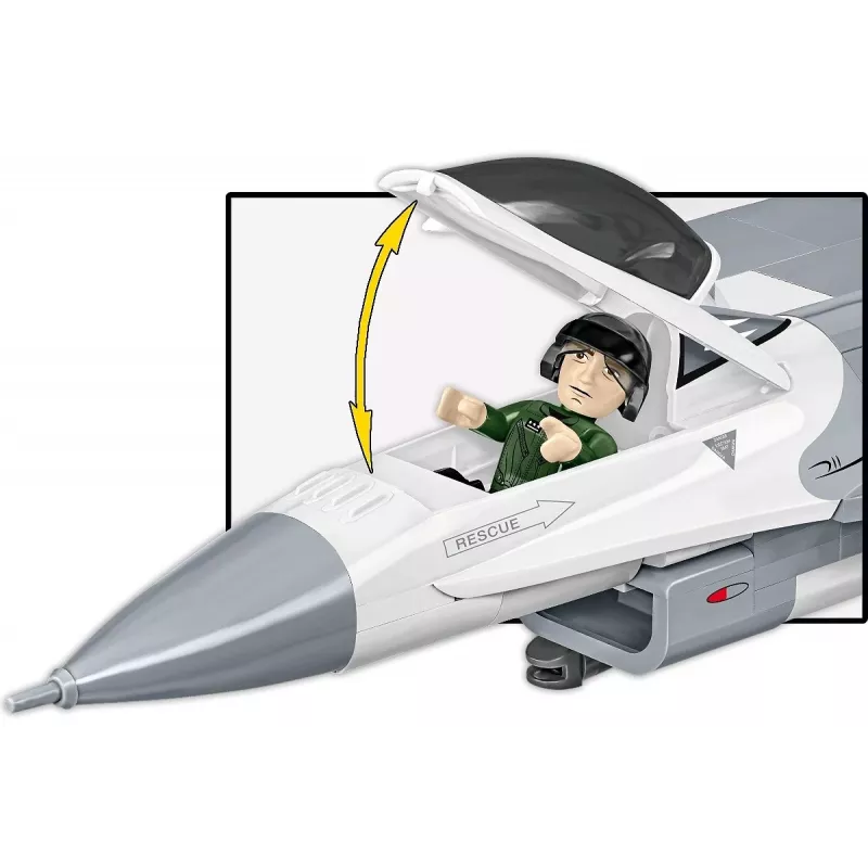 Konstruktorius Cobi F-16C Fighting Falcon — 463 dalys, mastelio modelio konstravimo rinkinys