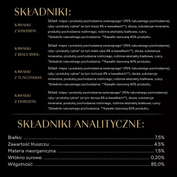 SHEBA Sauce Collection Fish flavors collection - šlapias kačių ėdalas - 40x85 g