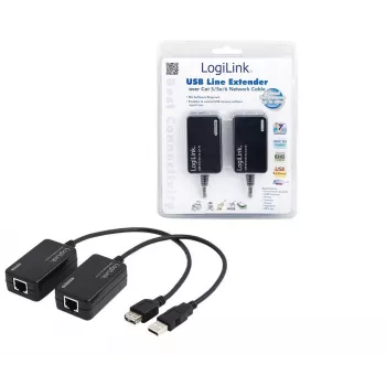 LogiLink® UA0021D USB linijos ilgintuvas per CAT5/6 iki 60 m