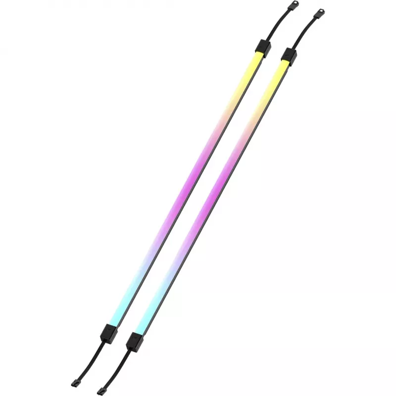 LED juosta CORSAIR LS350 Aurora, daugiaspalvis apšvietimas, 350 mm ilgio, 10 mm pločio, 2 vnt. pakuotė