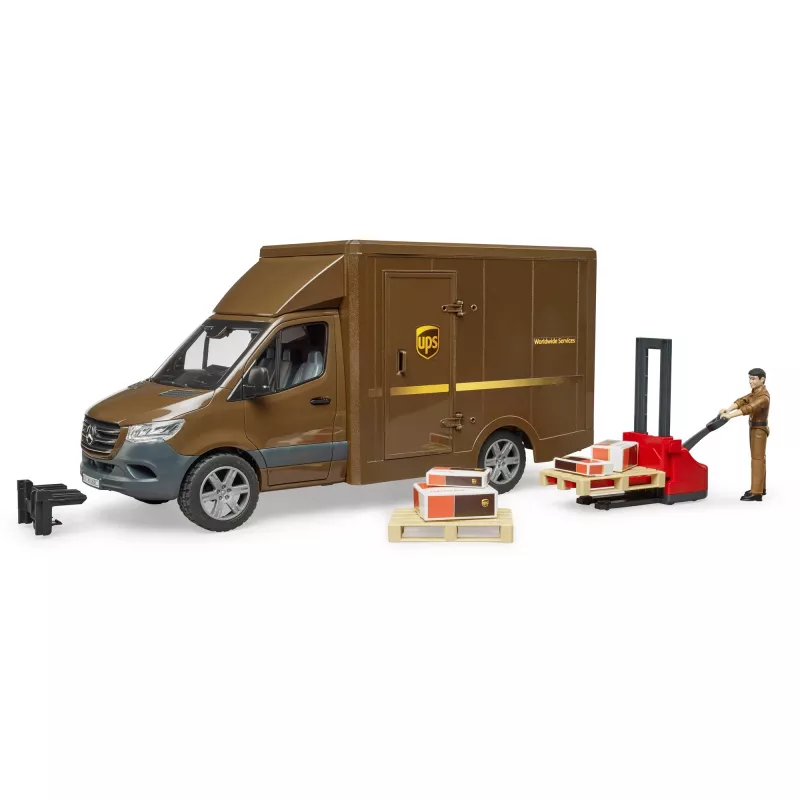 Pristatymo sunkvežimio modelis BRUDER 02678 Surinktas 1:16