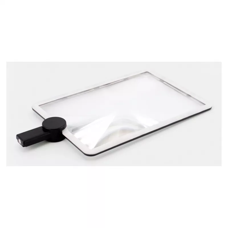 Nešiojamas LED didinamasis stiklas RealPower HL-1, 5× didinimas, maitinamas baterija (5 V, 1 A)