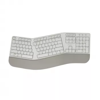 Belaidė klaviatūra SBOX WK-905 US — smėlio spalvos, USB belaidis ryšys, US išdėstymas