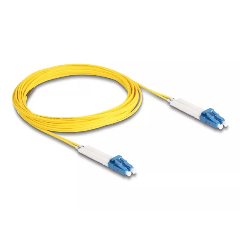 Optinis pluošto kabelis DeLOCK 88073 LC Duplex – LC Duplex OS2 5 m