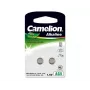 Baterija monetinė CAMELION AG5 (LR754, LR48) 1,5V – pakuotė po 2 vnt.