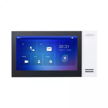 Dahua Technology VTH2421FW vaizdo domofono sistema 17,8 cm (7 inch) juoda, balta